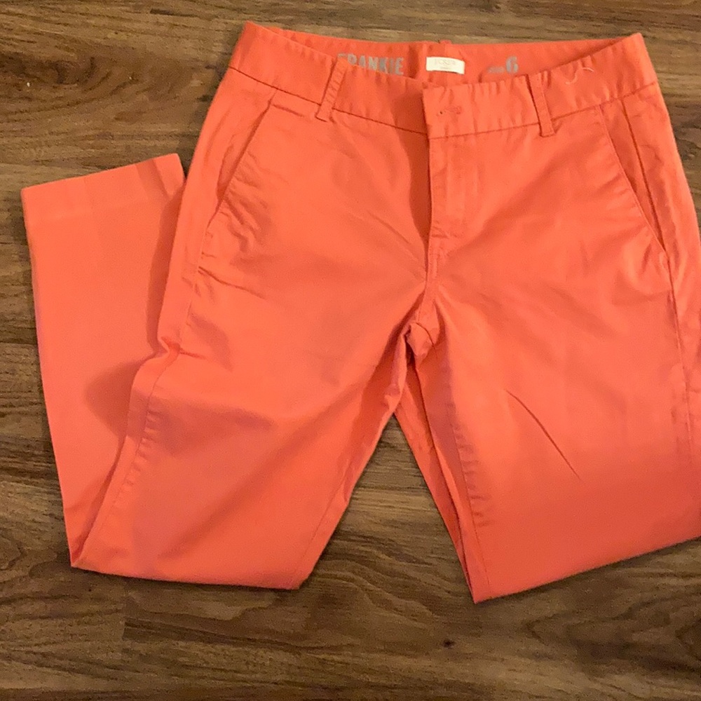 Flamingo pink pants